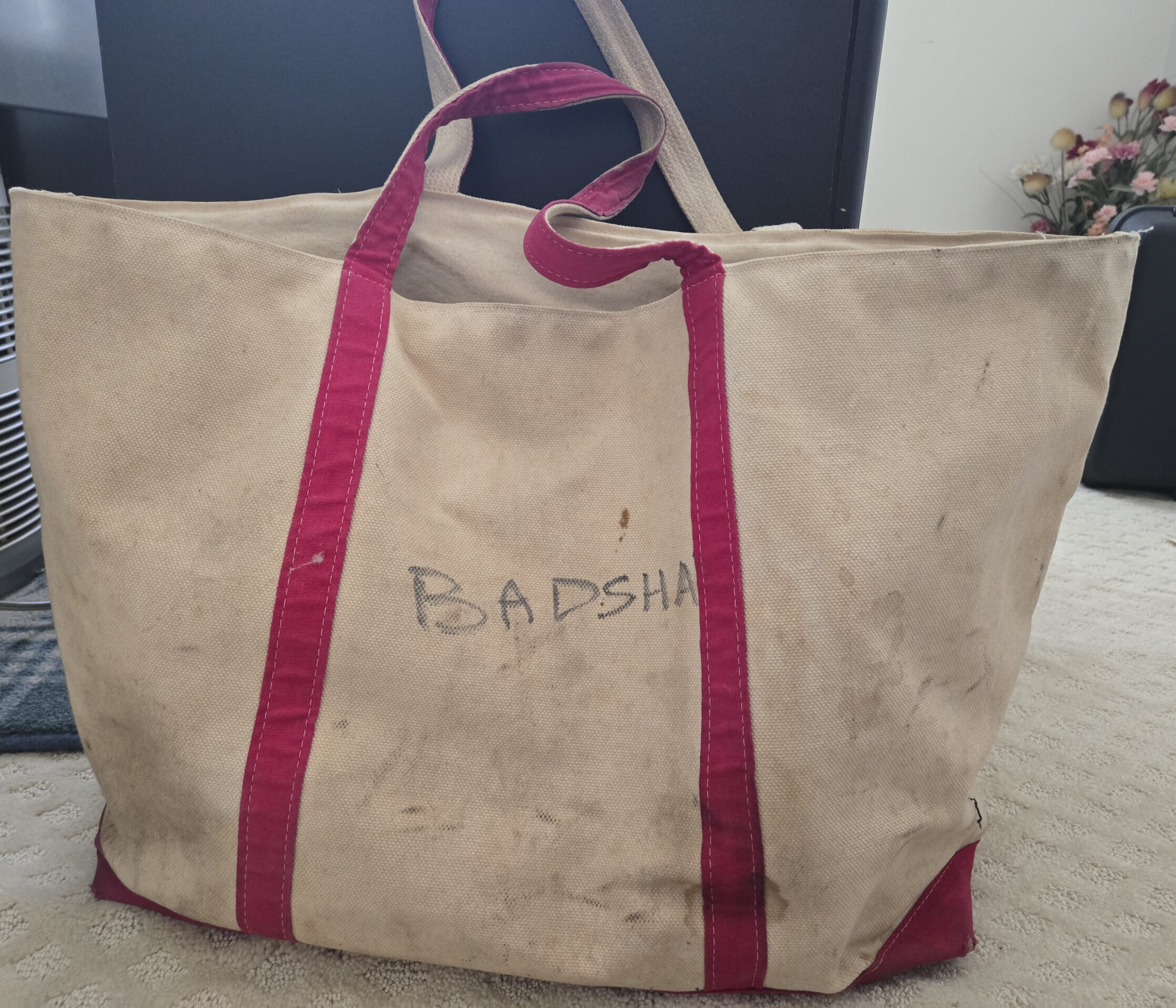 25-year-old BADSHAH bag - front view