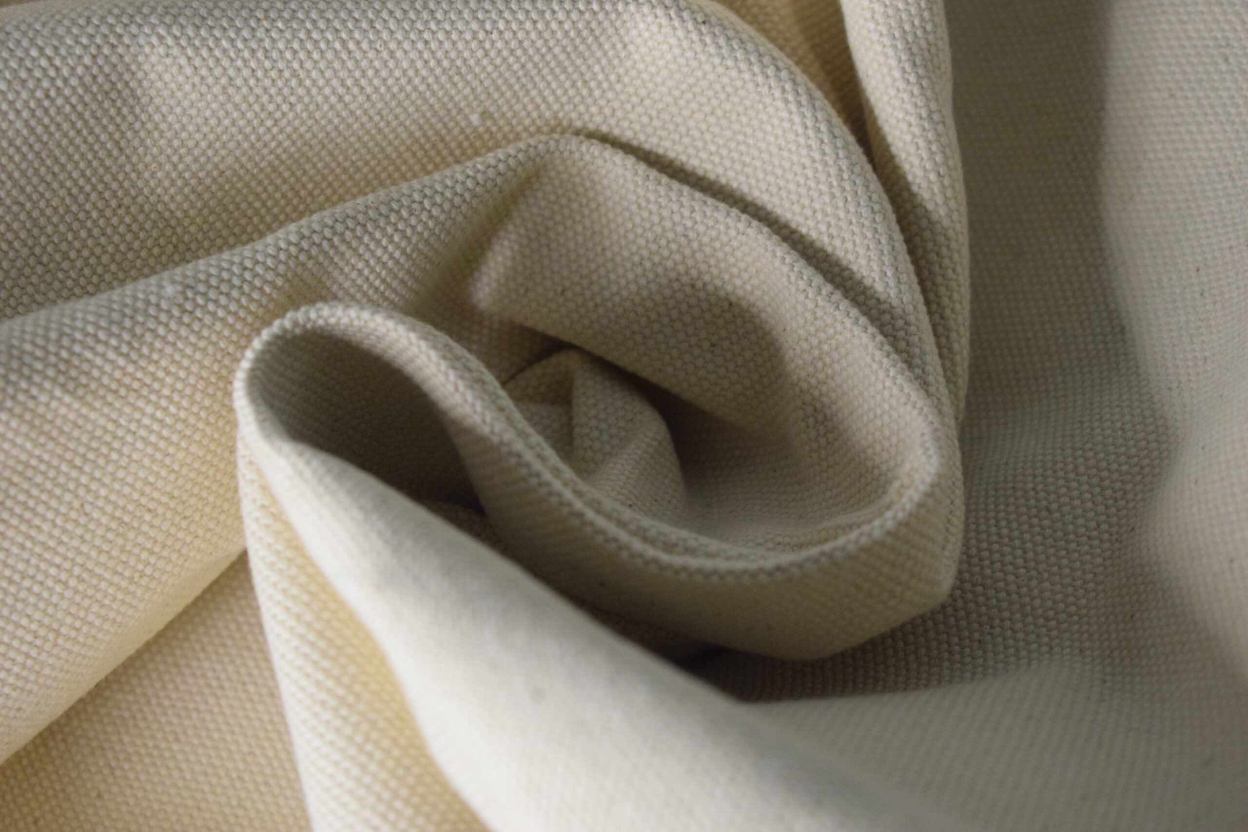 Heavyweight canvas weave texture
