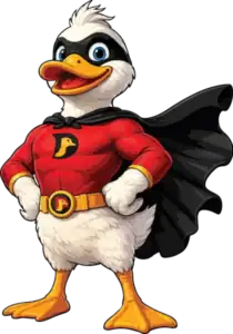 Dyno Duck mascot